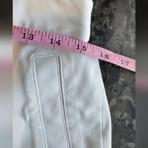 ▪️SPANX On-The-Go Cropped Wide Leg Pants in Classic White M Petite #93 - Picture 10 of 13